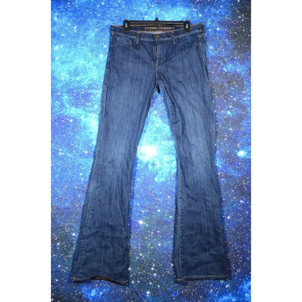 Citizens Of Humanity Amber Bootcut Jeans Womens 31x34 Blue Denim Straight Leg